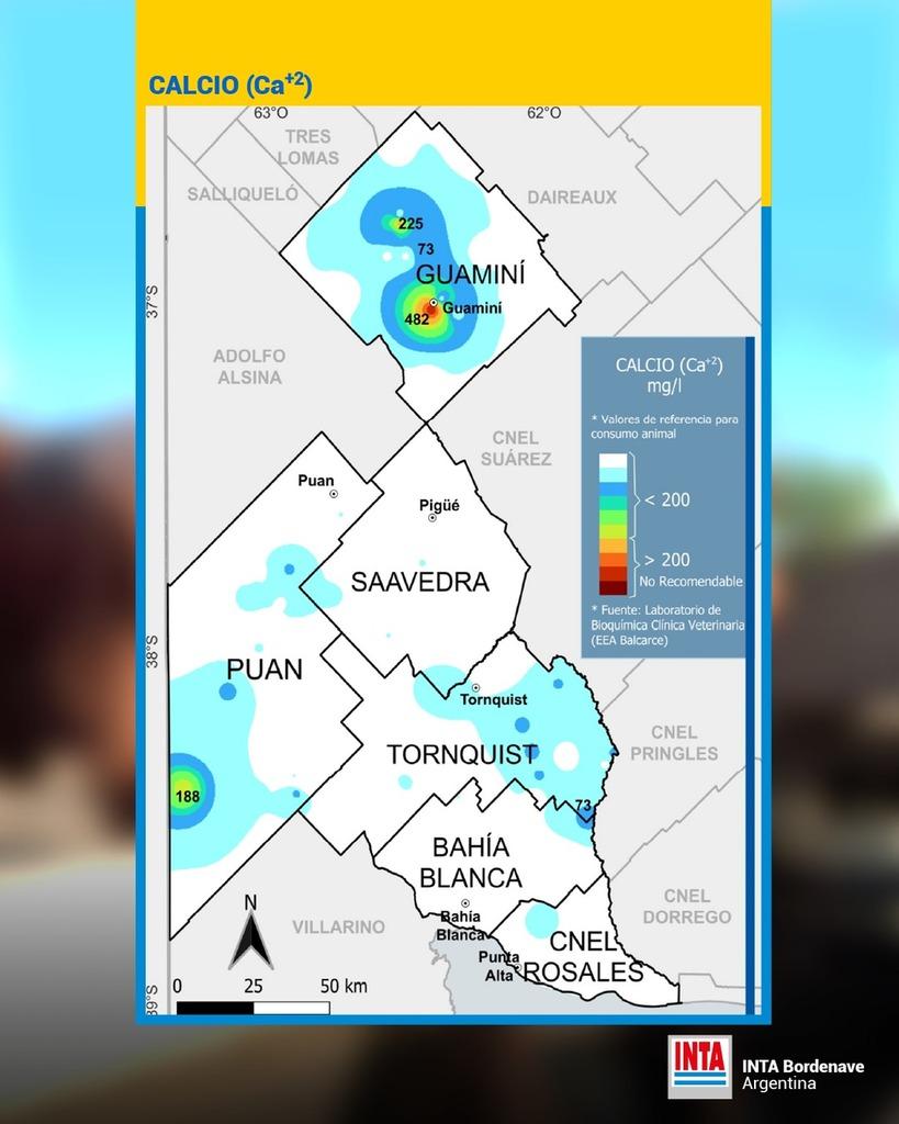 Mapas de calidad de agua para consumo animal. Parte II - 4