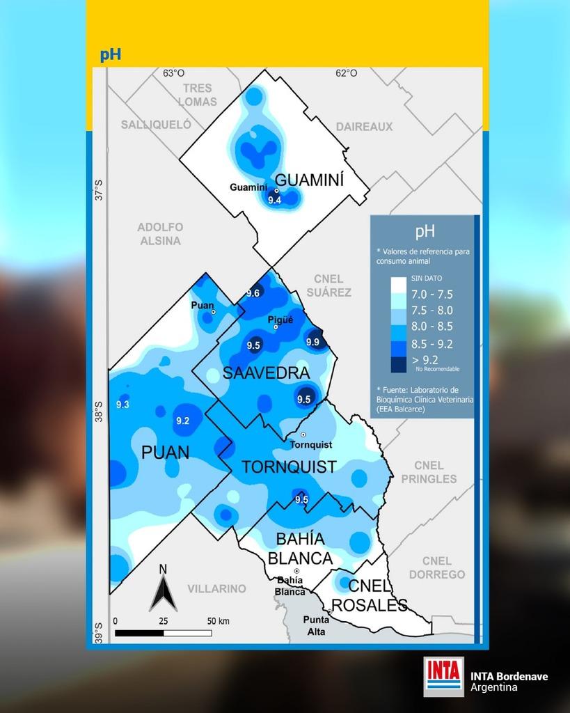 Mapas de calidad de agua para consumo animal. Parte II - 1