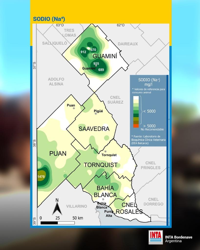 Mapas de calidad de agua para consumo animal. Parte II - 2