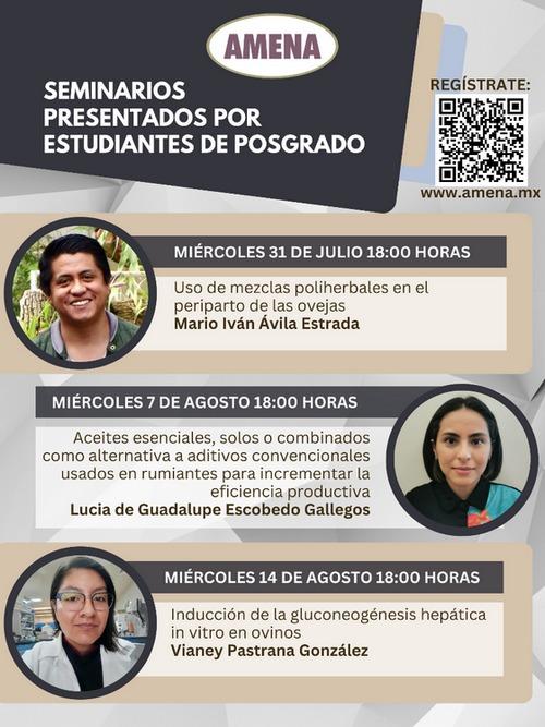 México - AMENA invita al Seminario de nutrición con estudiantes de posgrado - Image 1