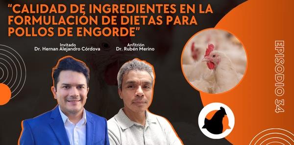 Avipodcast #34: Calidad de ingredientes en la formulación de dietas para pollos de engorde - Image 1