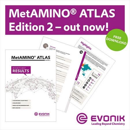 Evonik lanza 2ª edición del MetAMINO® ATLAS: Bioeficacia de la DL-metionina - Image 1