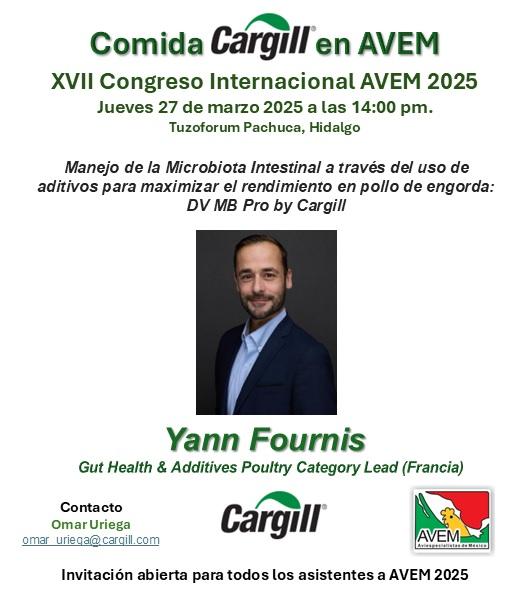 Cargill presenta Charla sobre Manejo de la Microbiota Intestinal en AVEM - Image 1