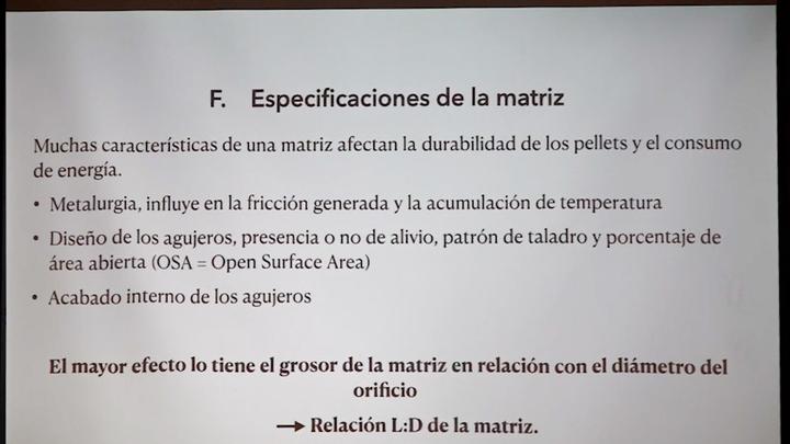 Factores que influyen en el PDI: Especificaciones de la matriz