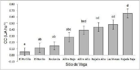 Caracterización productiva de praderas hidromórficas en la alta cordillera de Cuncumen, IV región de Coquimbo, Chile. I. producción de materia seca y capacidad de carga - Image 2