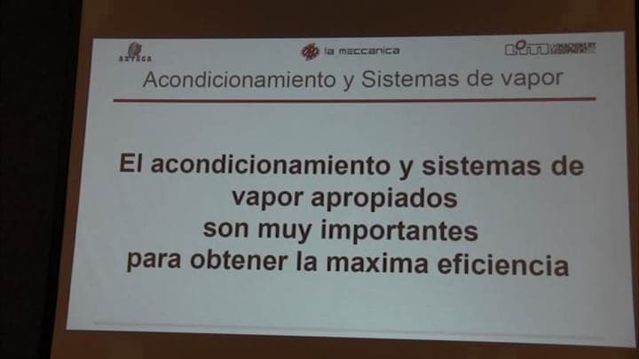 Acondicionamiento y sistemas de vapor: Luis Manuel Campos